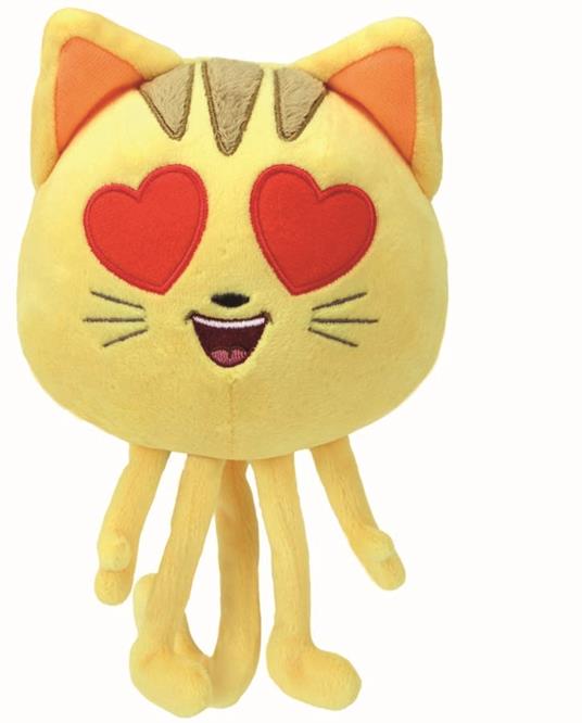 Ty. Emoji Peluche 20Cm. Cat Heart Eye - Ty - Personaggi - Giocattoli | IBS