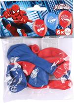 Marvel: Amscan - 6 Ballons Spider-Man Q. Palloni Lattice 9 - 23 Cm Spider-Man