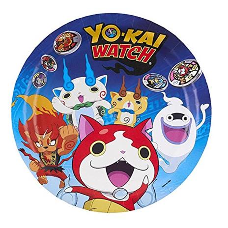 Yo-Kai Watch: Amscan - 8 Plates Yo-Kai Watch, 23 Cm - 2