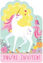 Magical Unicorn. 6 Inviti Con Busta