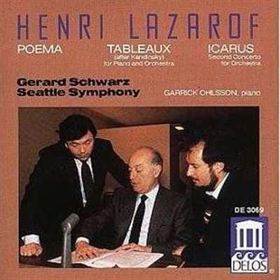 Tableaux da Kandinsky per Piano e Orchestra - CD Audio di Garrick Ohlsson,Henri Lazarof,Gerard Schwarz,Seattle Symphony Orchestra