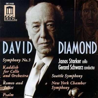 Sinfonia n.3 - CD Audio di Janos Starker,David Diamond,Gerard Schwarz,Seattle Symphony Orchestra