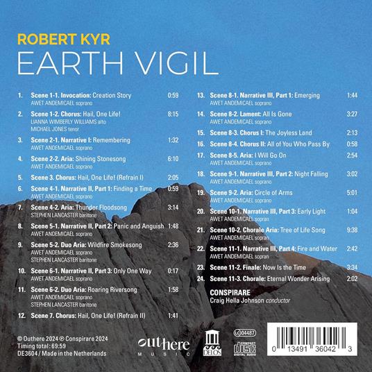 Earth Vigil - CD Audio di Robert Kyr,Conspirare - 2