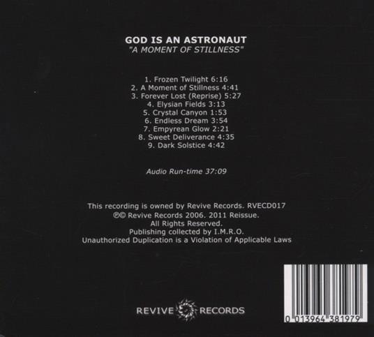 Moment of Stillness - God Is an Astronaut - CD | IBS