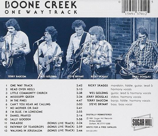 One Way Track - CD Audio di Boone Creek - 2