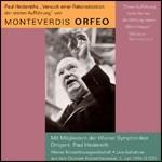 Orfeo (Ricostruzione di Hindemith) - CD Audio di Paul Hindemith,Claudio Monteverdi,Wiener Symphoniker
