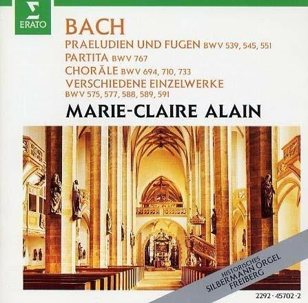 Corale BWV 694 Wo soll ich fliehen hin - CD Audio di Johann Sebastian Bach,Marie Claire Alain