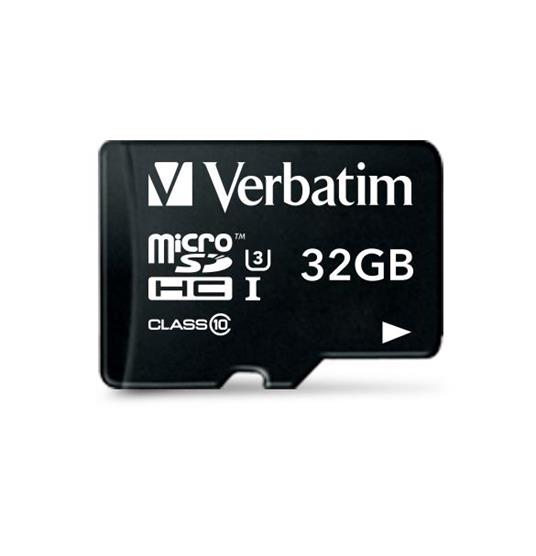 Scheda di memoria MicroSDHC Verbatim 32Gb Pro U3 32Gb UHS Classe 10 -  Verbatim - Foto e videocamere | IBS