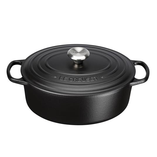 Le Creuset Pentola ghisa ovale nera Evolution 31cm - Le Creuset - Casa e  Cucina | IBS