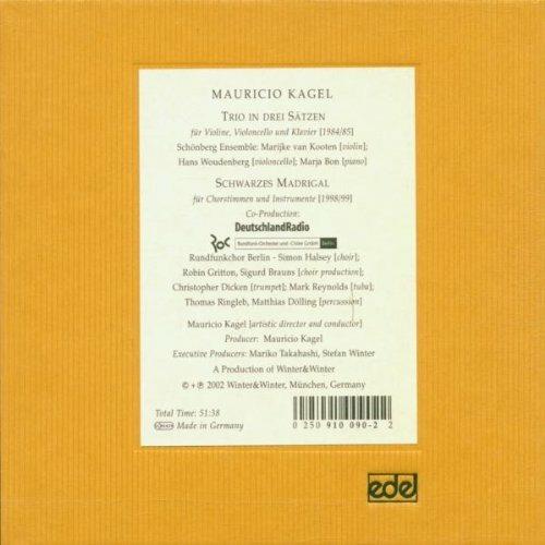 Trio in Drei Satzen - CD Audio di Mauricio Kagel - 2