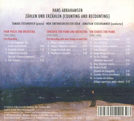 Zahlen Und Erzahlen - CD Audio di Hans Abrahamsen - 2