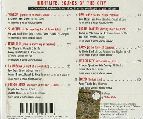 Nightlife. Sounds in the City - CD Audio - 2