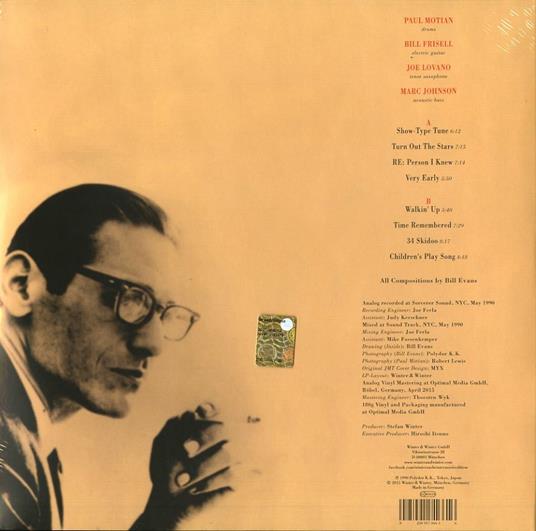 Bill Evans - Vinile LP di Joe Lovano,Bill Frisell,Marc Johnson,Paul Motian - 2