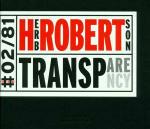 Transparency - CD Audio di Herb Robertson