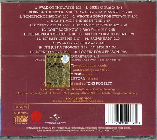 Chronicle Volume Two. Twenty Great and Classics - CD Audio di Creedence Clearwater Revival - 2