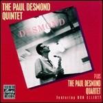 The Paul Desmond Quintet And Quartet - CD Audio di Paul Desmond