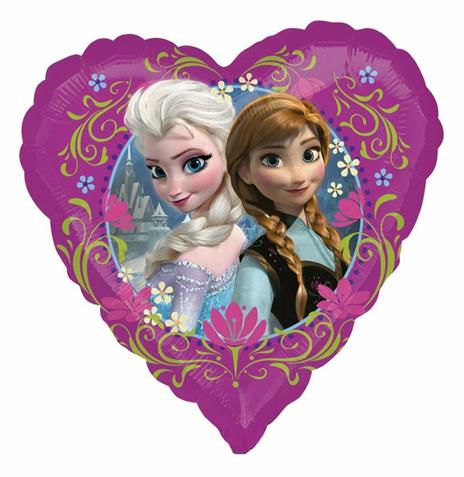 Frozen. Palloncino Mylar Cuore 45Cm - 3