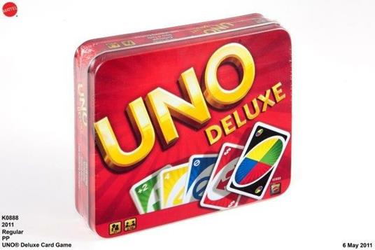 UNO Gioco di Carte Deluxe. Mattel (K0888) - 6