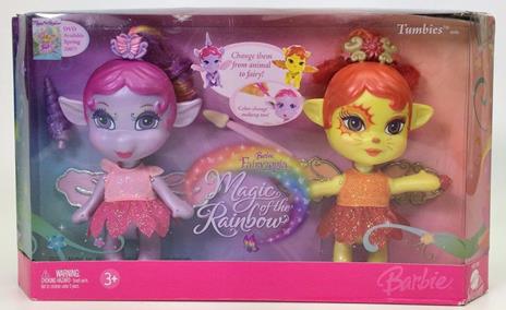 Barbie Fairytopia Magic Of The Rainbow Tumbies Rosa e Arancione - 2