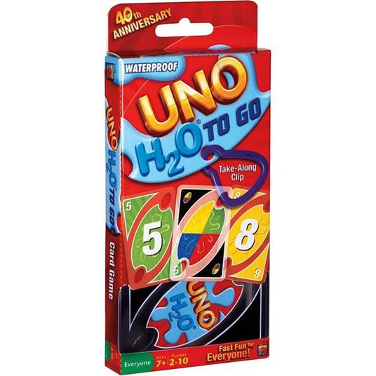 Mattel Games UNO H2O Gioco di Carte Impermeabile - Mattel Games - Games -  Giochi di abilità - Giocattoli