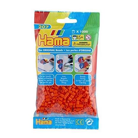 Hama Beads 207-04 profilo Tube bead Arancione 1000 pezzo(i) - 2