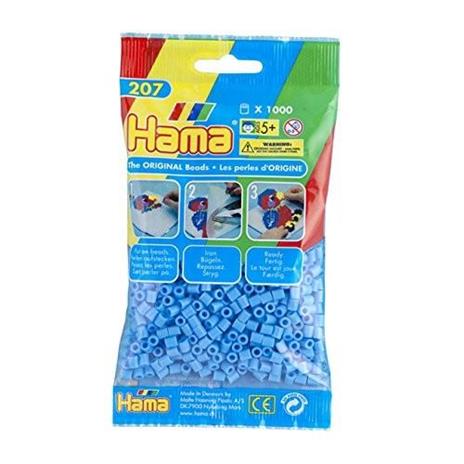 Hama bustina 1000 perline azzurro pastello