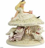 Disney White Woodland Alice In Wonderland Pvc Statue