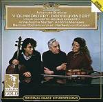 Concerto per violino - Doppio concerto - CD Audio di Johannes Brahms,Herbert Von Karajan,Anne-Sophie Mutter,Berliner Philharmoniker,Antonio Meneses