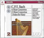 Concerti per flauto - Concerti per oboe - Concerto per arpa - CD Audio di Carl Philipp Emanuel Bach,Heinz Holliger,Aurele Nicolet,Raymond Leppard,David Zinman,English Chamber Orchestra,Netherlands Chamber Orchestra