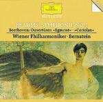 Sinfonia n.1 / Ouverture Egmont - Ouverture Coriolano - CD Audio di Ludwig van Beethoven,Johannes Brahms,Leonard Bernstein,Wiener Philharmoniker