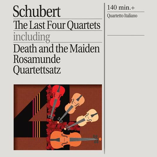 Quartetti per archi D810, D804, D703, D887 - CD Audio di Franz Schubert,Quartetto Italiano