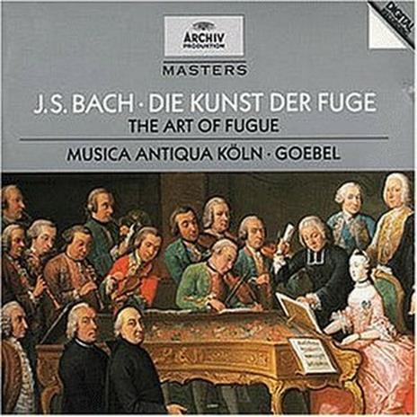 L'arte della fuga (Die Kunst der Fugue) - CD Audio di Johann Sebastian Bach,Reinhard Goebel,Musica Antiqua Köln
