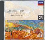 Iberia - Navarra / Goyescas - CD Audio di Alicia de Larrocha,Enrique Granados,Isaac Albéniz