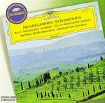 Sinfonie n.3, n.4 - CD Audio di Herbert Von Karajan,Felix Mendelssohn-Bartholdy,Berliner Philharmoniker