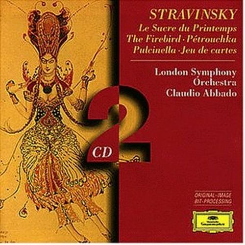 La sagra della primavera (Le Sacre du Printemps) - L'uccello di fuoco (L'oiseau de feu) - Pulcinella -Petrouchka - Jeu de cartes - CD Audio di Igor Stravinsky,Claudio Abbado,London Symphony Orchestra