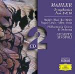 Sinfonie n.8, n.10 - CD Audio di Gustav Mahler,Giuseppe Sinopoli,Philharmonia Orchestra