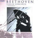 Concerto per violino - Romanze per violino - CD Audio di Ludwig van Beethoven,Thomas Zehetmair,Frans Brüggen