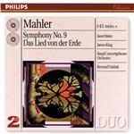 Sinfonia n.9 - Il canto della terra (Das Lied von der Erde) - CD Audio di Gustav Mahler,Bernard Haitink,Dame Janet Baker,James King,Royal Concertgebouw Orchestra