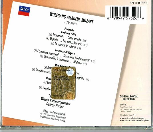 Mozart Portraits - CD Audio di Cecilia Bartoli,Wolfgang Amadeus Mozart - 2