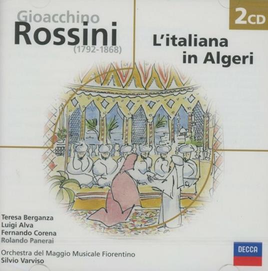 L'Italiana in Algeri - CD Audio di Gioachino Rossini,Teresa Berganza,Luigi Alva,Fernando Corena,Orchestra del Maggio Musicale Fiorentino,Silvio Varviso