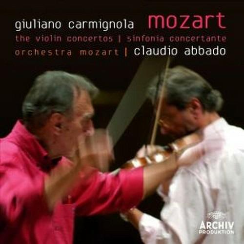 Concerti per violino - Sinfonia concertante - CD Audio di Wolfgang Amadeus Mozart,Giuliano Carmignola,Claudio Abbado,Orchestra Mozart