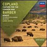 CD Fanfare for a Common Man / Adagio Aaron Copland Samuel Barber Zubin Mehta
