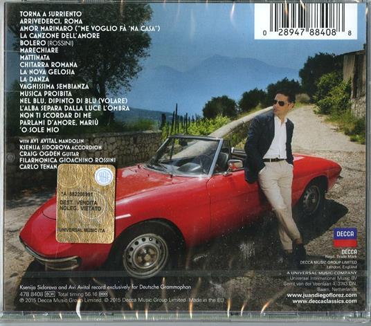 Italia - CD Audio di Juan Diego Florez - 2