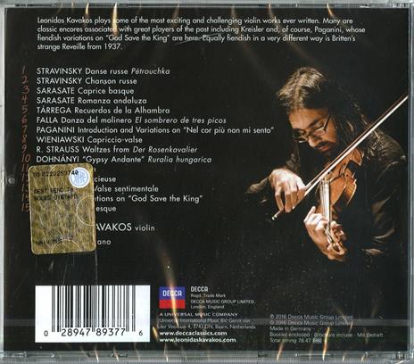 Virtuoso - CD Audio di Leonidas Kavakos,Enrico Pace - 2