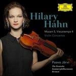 Concerto per violino n.5 K219 / Concerto per violino n.4 op.31 - CD Audio di Wolfgang Amadeus Mozart,Henri Vieuxtemps,Hilary Hahn,Paavo Järvi,Orchestra Filarmonica da camera di Brema