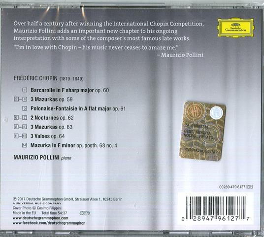Late Works - CD Audio di Frederic Chopin,Maurizio Pollini - 2
