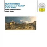 Sinfonie n.3, n.4 - CD Audio di Felix Mendelssohn-Bartholdy,Claudio Abbado,London Symphony Orchestra