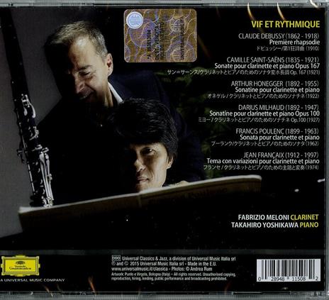 Vif et rythmique - CD Audio di Takahiro Yoshikawa,Fabrizio Meloni - 2