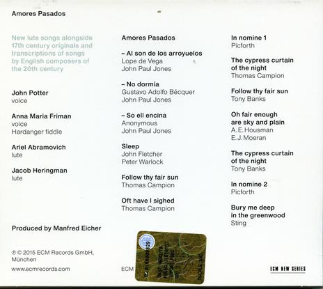 Amores Pasados - CD Audio di John Potter - 3