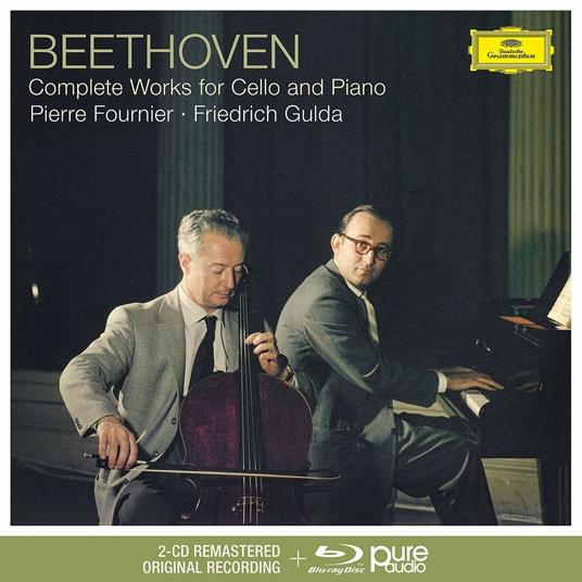 Musica completa per violoncello e pianoforte - CD Audio + Blu-Ray Audio di Ludwig van Beethoven,Friedrich Gulda,Pierre Fournier